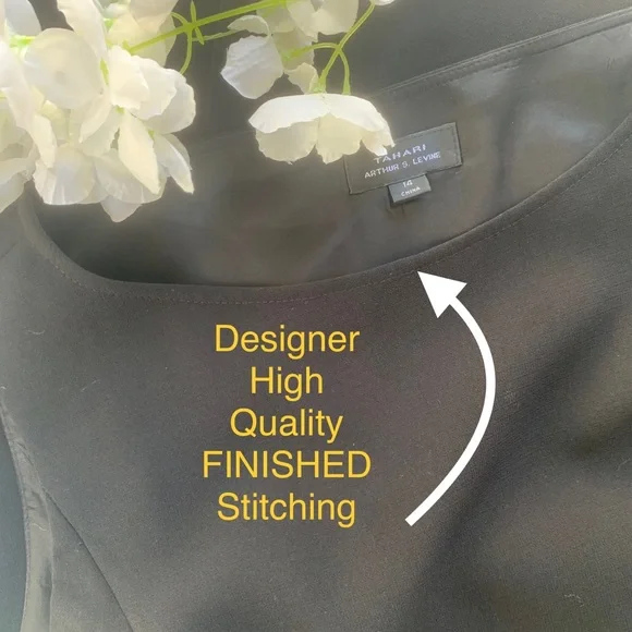 5 ⭐️TAHARI x Larry Levin 🔝 Style& Quality, Empire Waist princess seams - Picture 13 of 16